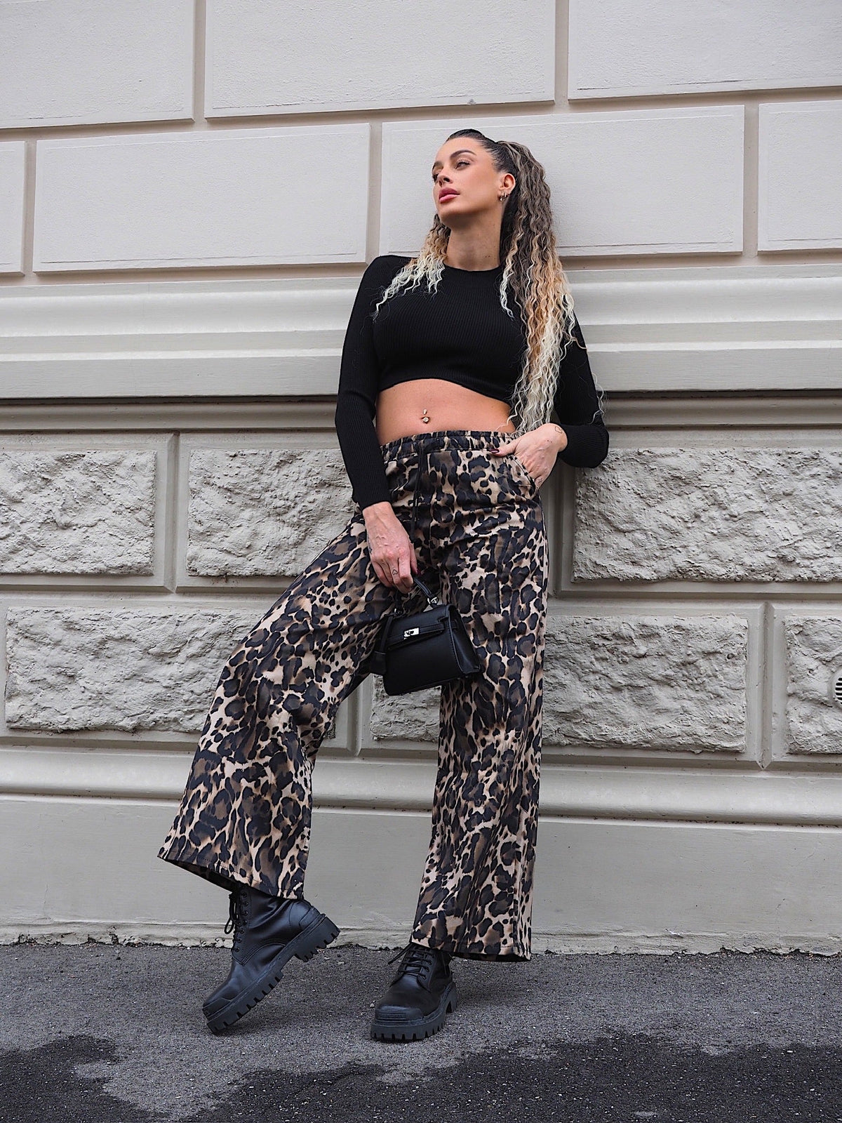 Pantalone animalier dark