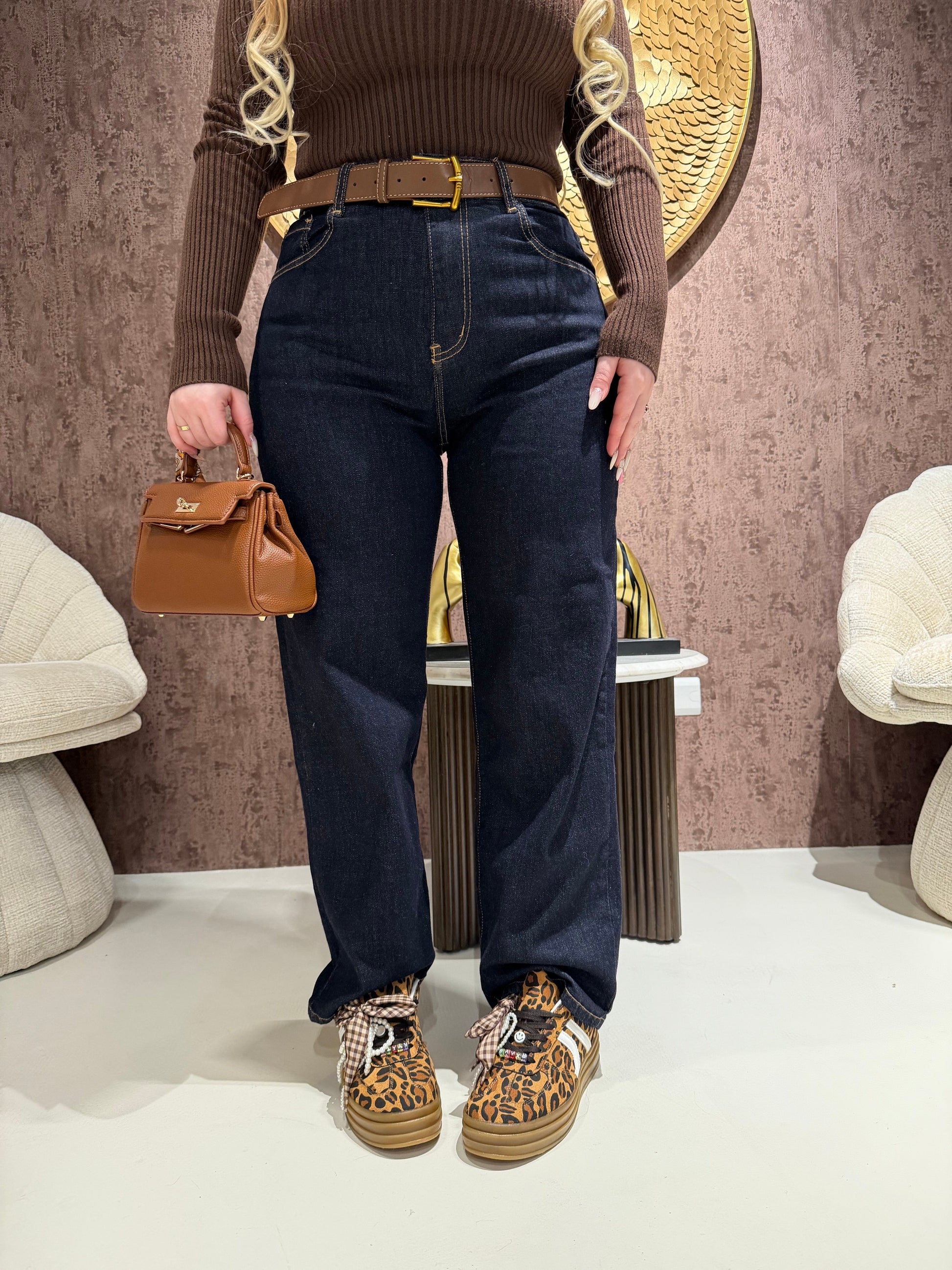 Jeans con cintura