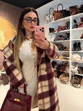 Completo maglia e pantalone con colletto a contrasto