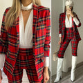Completo giacca e pantalone scozzese
