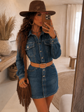 Abito Camicia Denim Belt