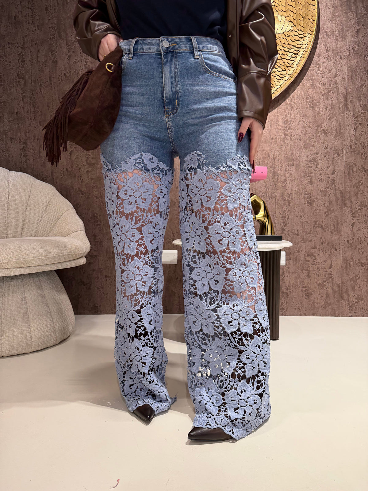 Jeans Bloom Lace