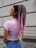 Maglia morbidissima rosa pastello