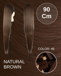 Coda extra long 90cm liscia con Coulisse vari colori