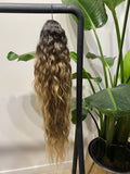 Coda riccia bionda degrade  MQ