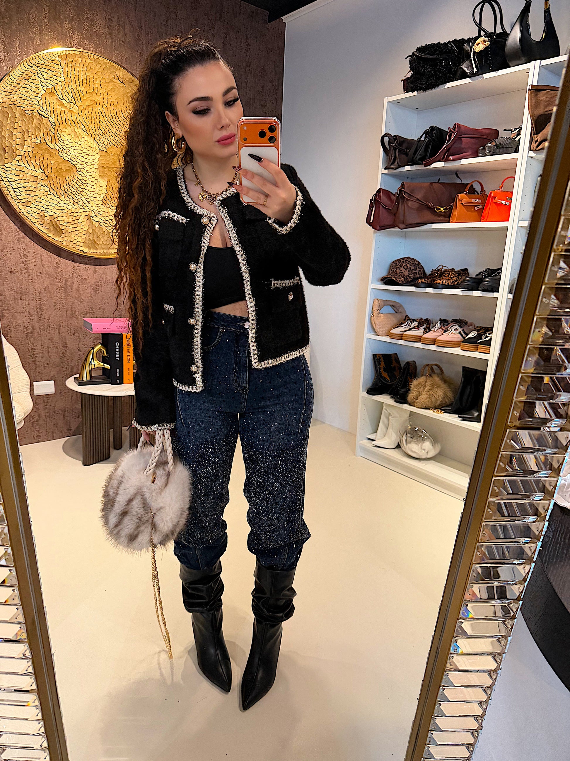 Cardigan con bottoni