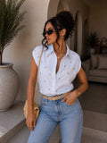 Camicia a righe cherry