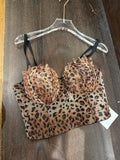 Top bustino animalier