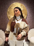 Cardigan a trecce