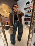 Jeans Ballon con Catenina