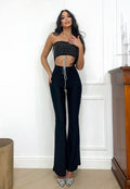 Tuta con strass e laccio