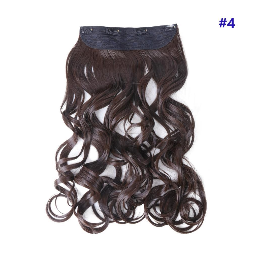 Extension clip mossa castano scuro Superior Quality
