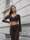 Completo casual/elegant choco