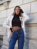 Giacca Teddy soft bianca