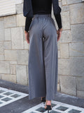 Pantalone a palazzo con cintura