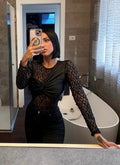 Body in pizzo con top