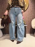 Jeans Vintage con Cintura western