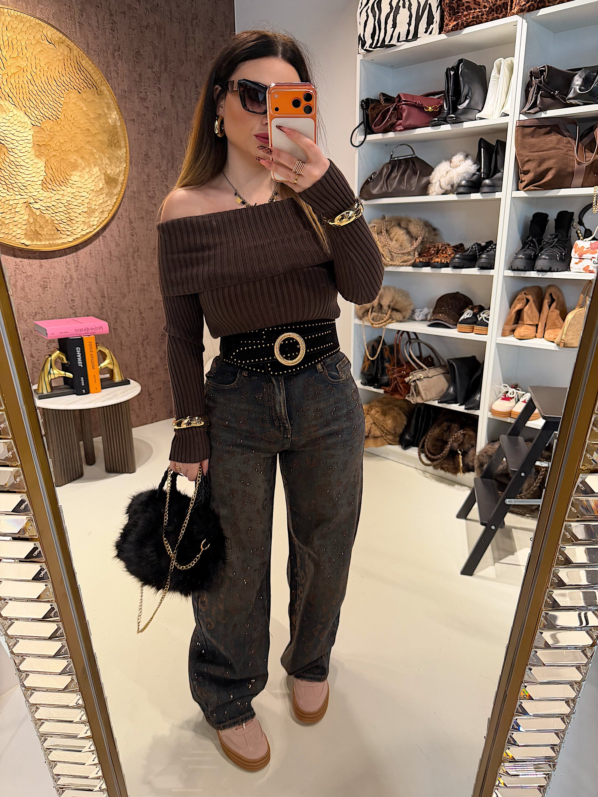 Maglione Spalla Scoperta
