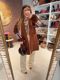 Cardigan lungo con polsino