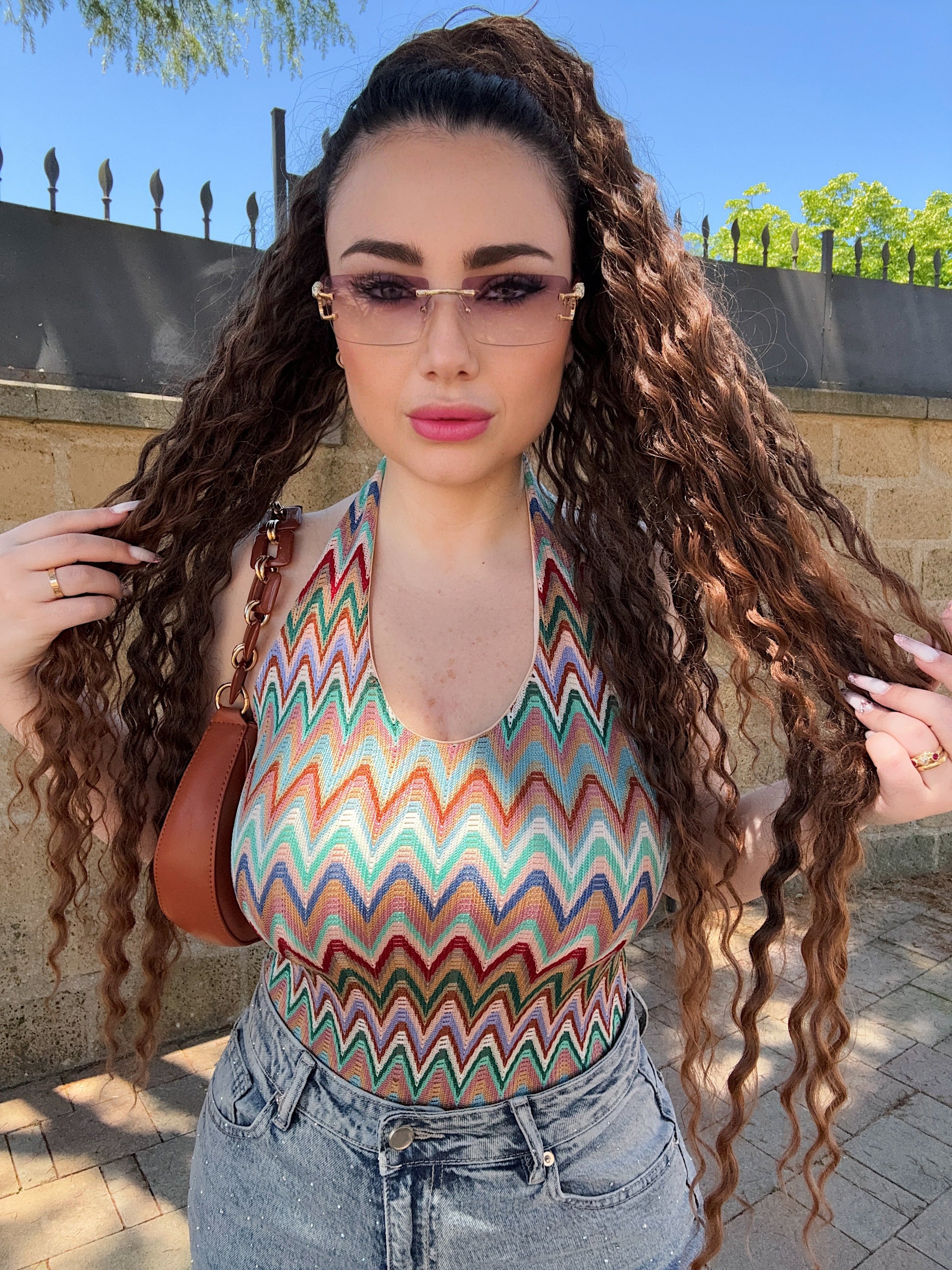 Body crochet con scollo