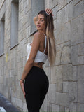 Pantalone nero a zampa