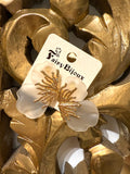 Orecchini medusa bianco