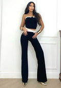 Completo top e pantalone nero