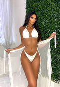 Bikini tre pezzi bianco