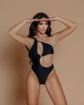 Body monospalla con anello