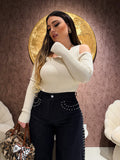 Maglia con spalle scoperte