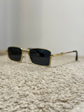 Occhiale nero con strass
