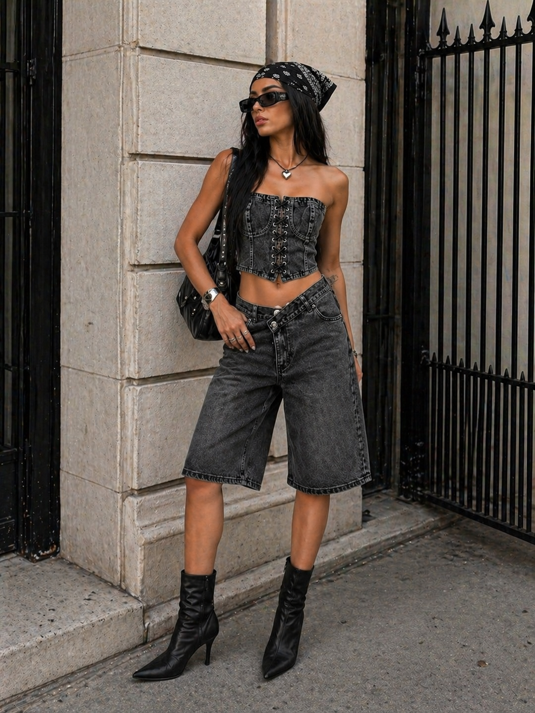 Denim Corset Urban Rebel