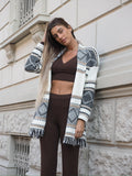 Cardigan bianco choco