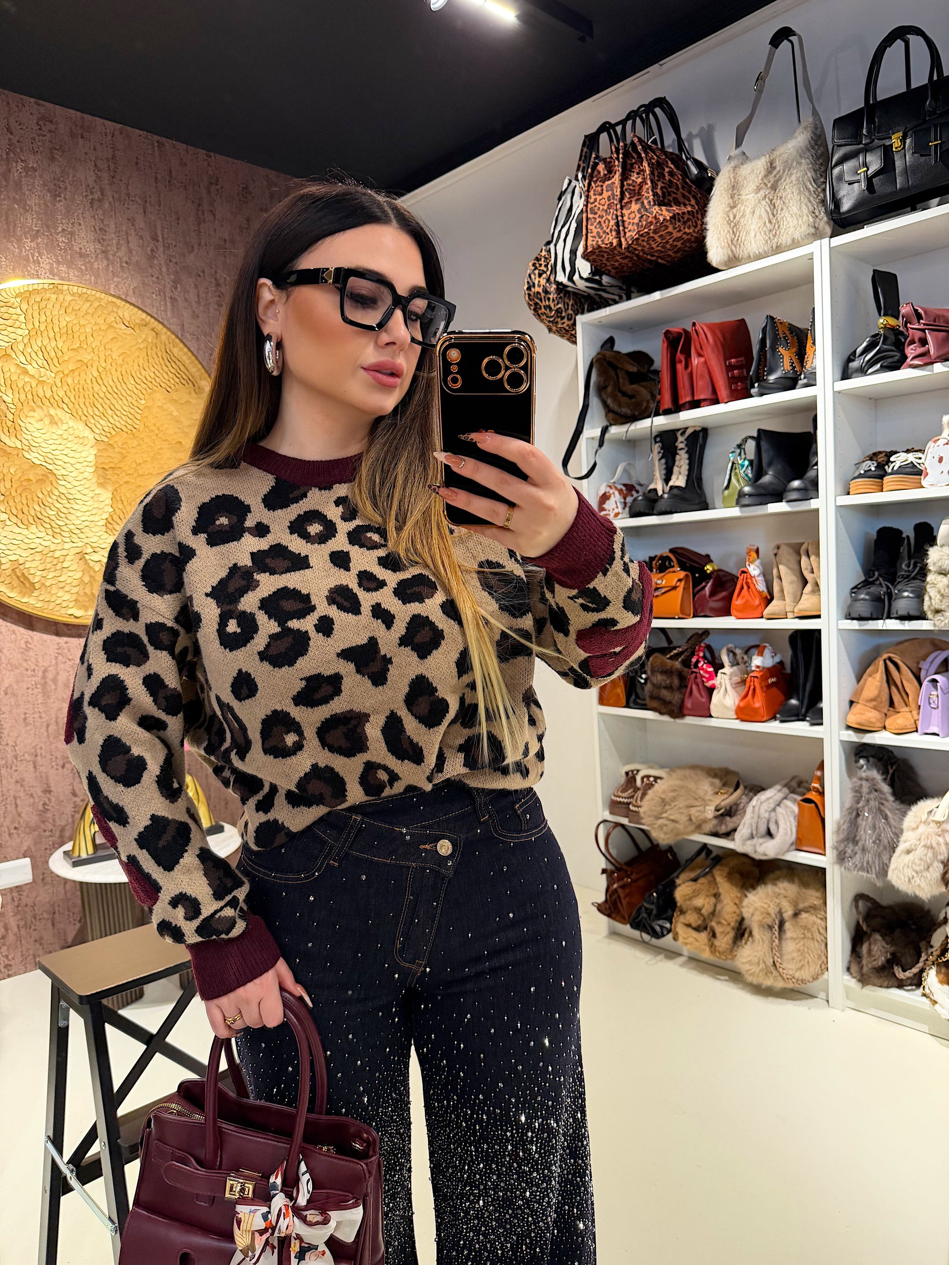 Maglione NYC scritta posteriore