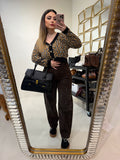 Cardigan maculato