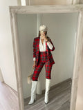 Completo giacca e pantalone scozzese