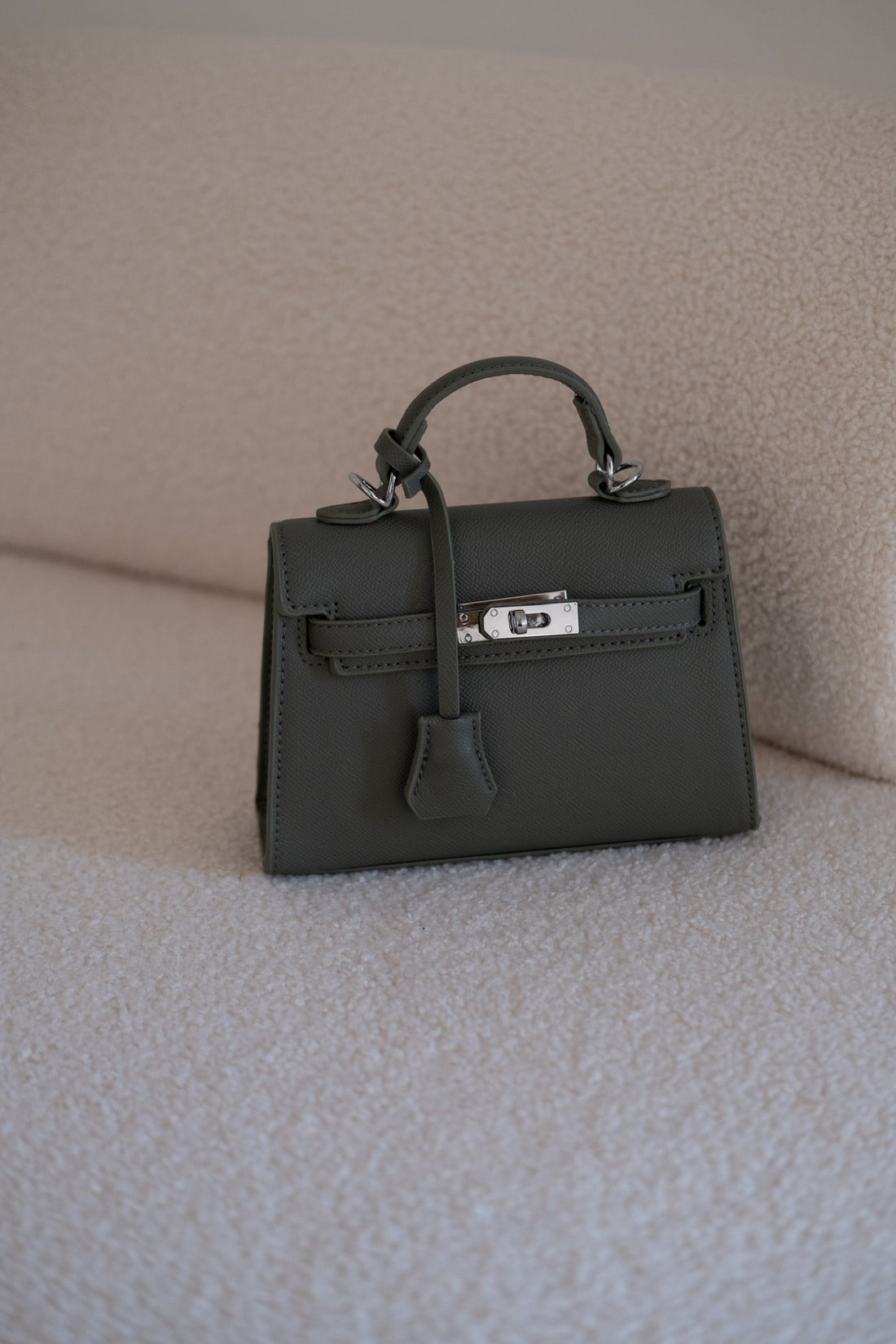 Borsa vintage grigio salvia