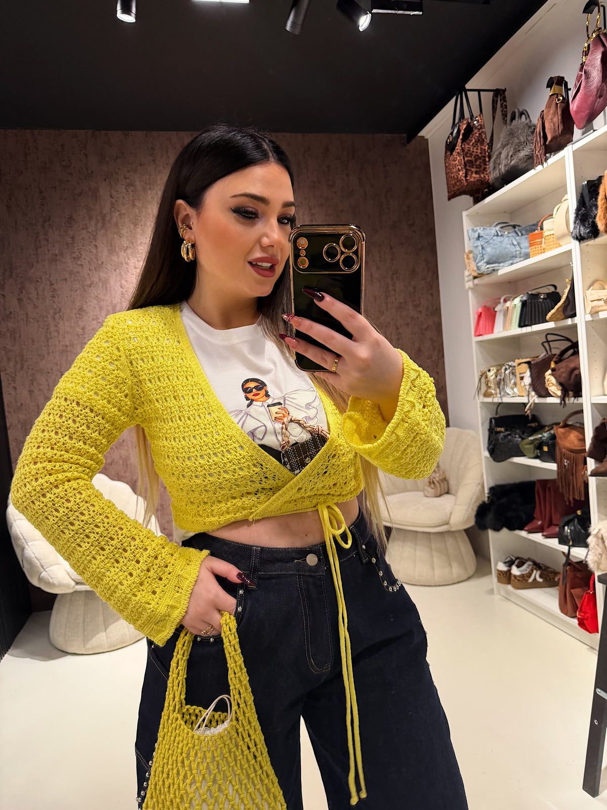 Cardigan Crochet Spring Glow