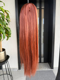 Coda 50cm liscia Ginger #350 con coulisse