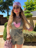 Completo top e short menta