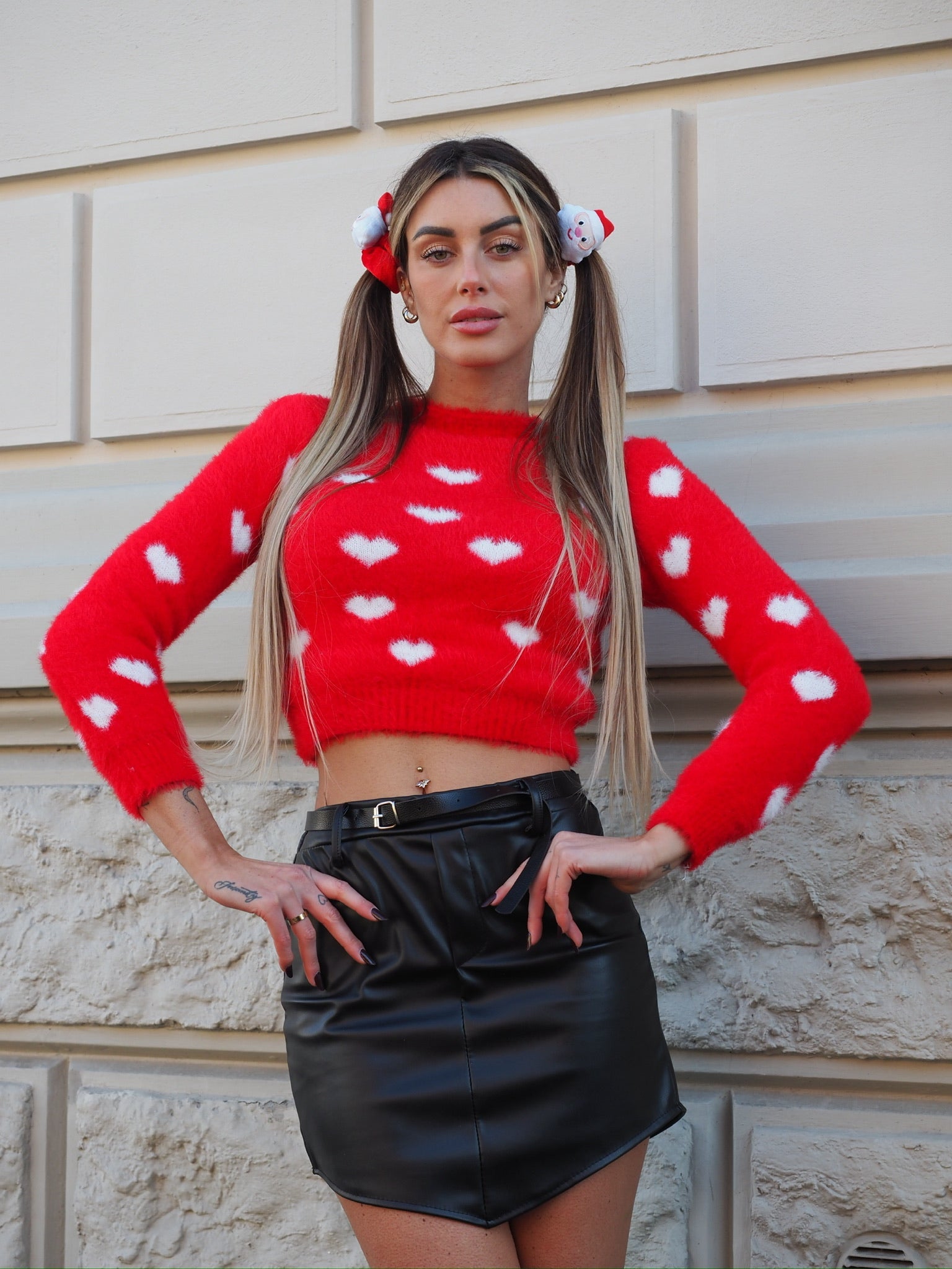 Maglioncino morbidissimo con cuori