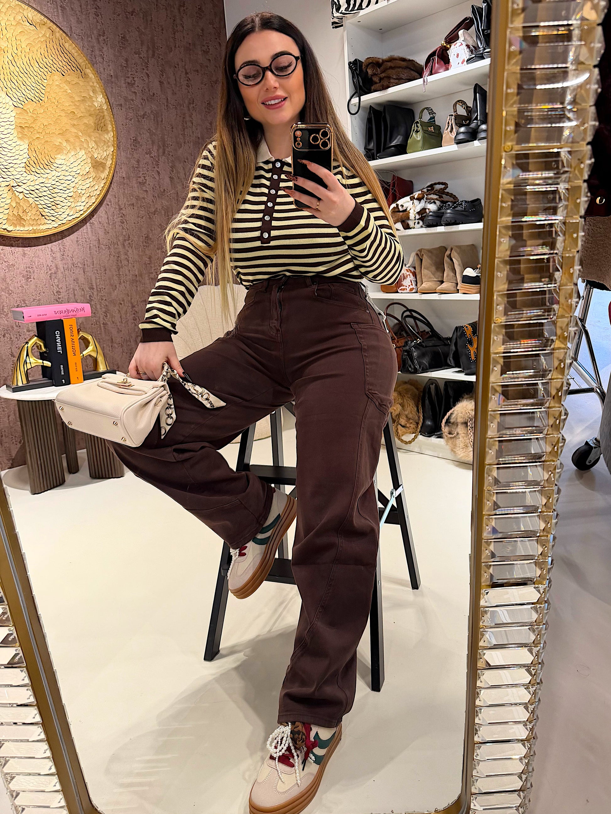 Maglioncino Chloé a righe
