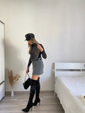 Blusa in velo con strass