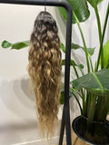 Coda riccia bionda degrade  MQ