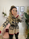Maxi maglia animalier