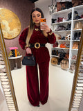Completo in ciniglia camicia e pantalone