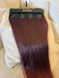 7 fasce liscia con clip T1b/burg
