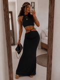Completo Gonna e Top in Pizzo