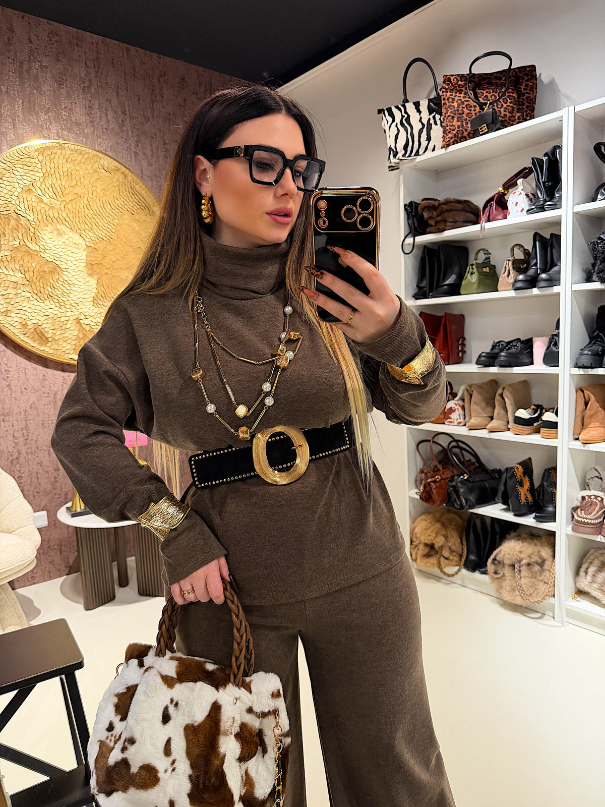 Completo comfy collo alto
