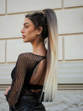 Coda #t2/27/613 liscia con Coulisse Biondo Degradè